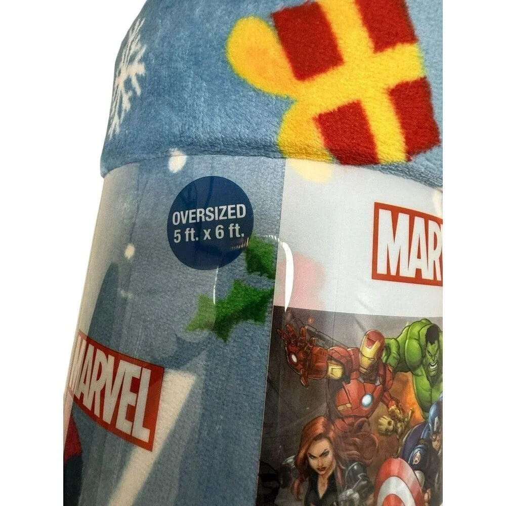 Spider Man Big One Oversized Christmas Blanket Throw 5ftx6ft NWT